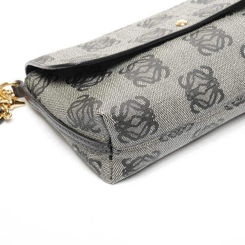 LOEWE Anagram PVC Shoulder Bag black WS27735