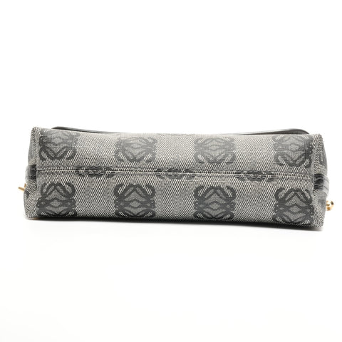 LOEWE Anagram PVC Shoulder Bag black WS27735