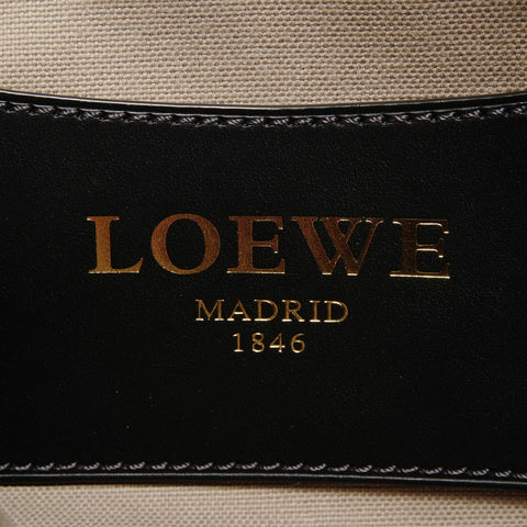 LOEWE Anagram PVC Shoulder Bag black WS27735