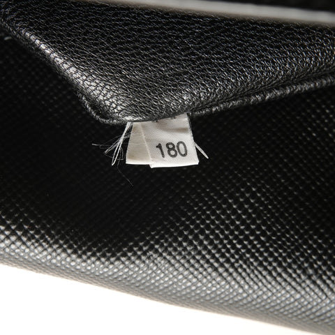 PRADA Saffiano Messenger Bag Shoulder Bag black WS27737