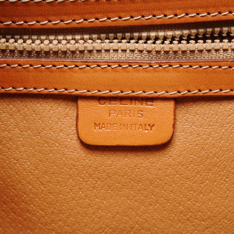 CELINE Macadam PVC Backpack  Daypack Brown WS27738