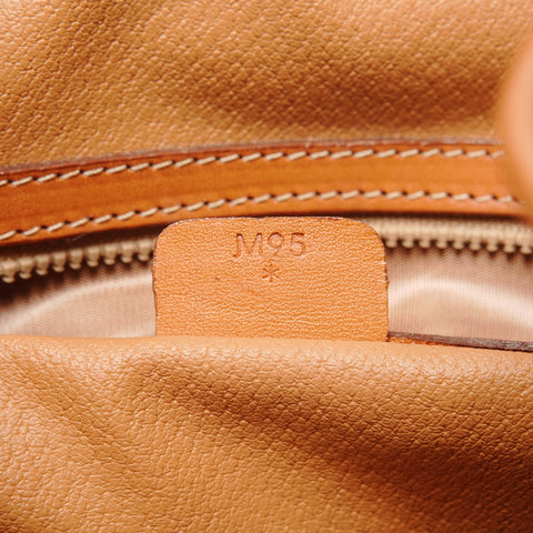 CELINE Macadam PVC Backpack  Daypack Brown WS27738