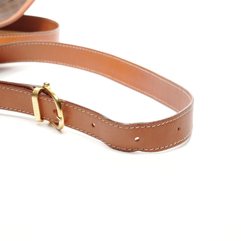 CELINE Macadam PVC Backpack  Daypack Brown WS27738