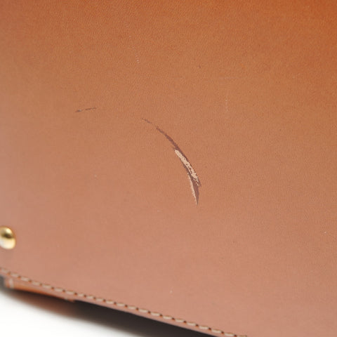 CELINE Macadam PVC Backpack  Daypack Brown WS27738