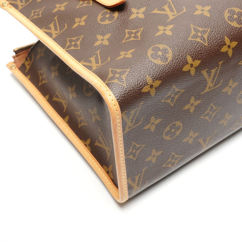 LOUIS VUITTON 2007 Monogram Popincourt Shoulder Bag Brown WS27741