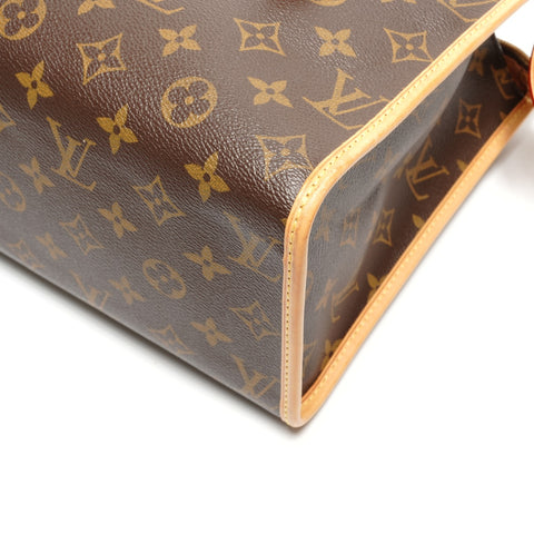 LOUIS VUITTON 2007 Monogram Popincourt Shoulder Bag Brown WS27741