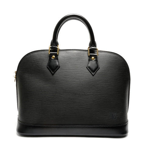 LOUIS VUITTON 2001 Epi Alma PM Handbag black WS27742
