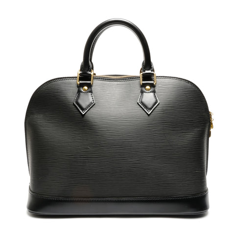 LOUIS VUITTON 2001 Epi Alma PM Handbag black WS27742
