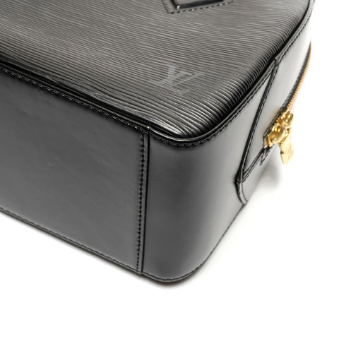 LOUIS VUITTON 1996 Epi Sablon Handbag black WS27744