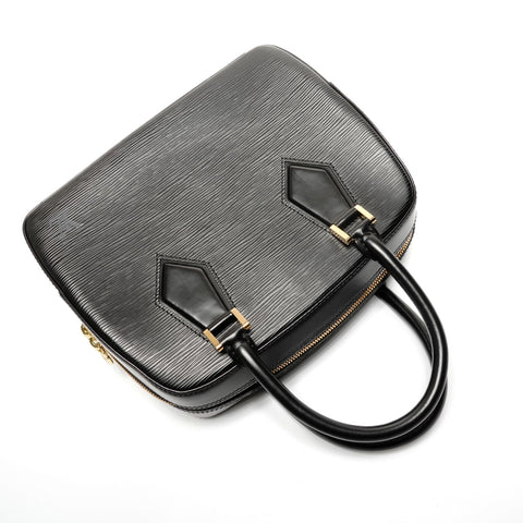 LOUIS VUITTON 1996 Epi Sablon Handbag black WS27744