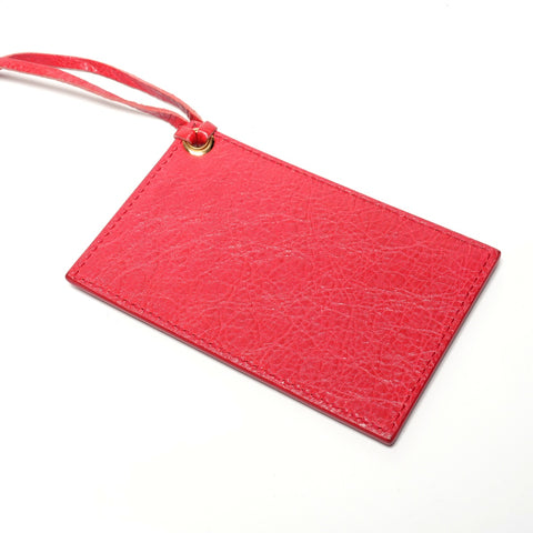 BALENCIAGA The Town 2WAY Metal Gold Handbag Red WS27745