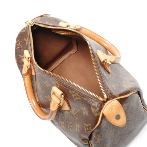 LOUIS VUITTON 2011 Monogram Speedy 25 Handbag Brown WS27746