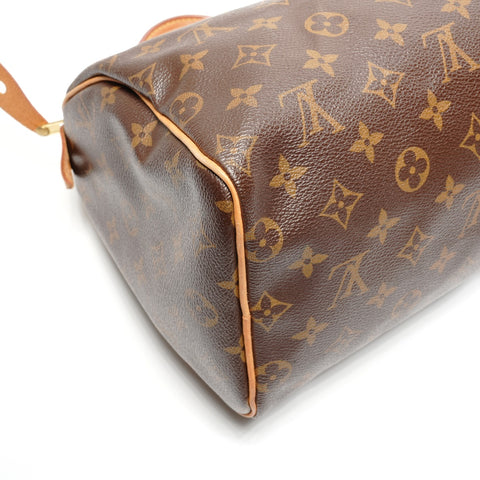 LOUIS VUITTON 2011 Monogram Speedy 25 Handbag Brown WS27746