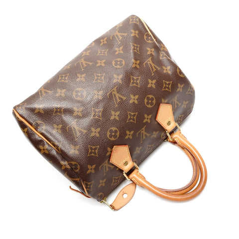 LOUIS VUITTON 2011 Monogram Speedy 25 Handbag Brown WS27746
