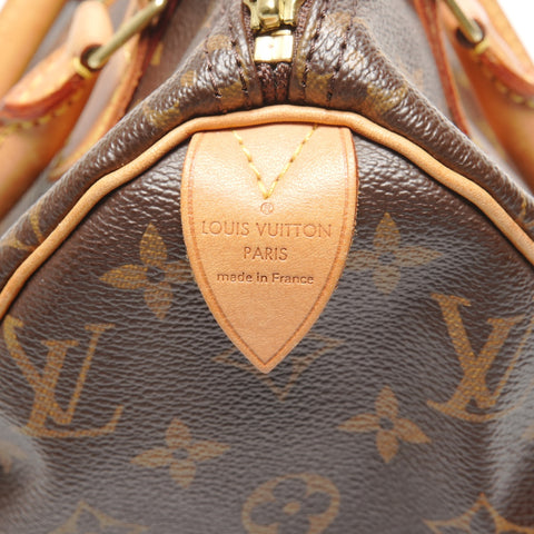 LOUIS VUITTON 2011 Monogram Speedy 25 Handbag Brown WS27746