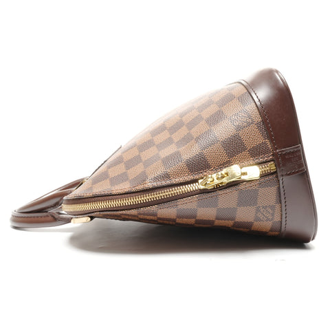 LOUIS VUITTON Damier Alma PM Handbag Brown WS27747