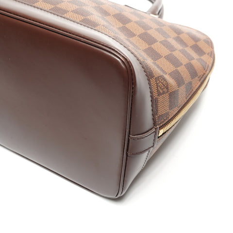 LOUIS VUITTON Damier Alma PM Handbag Brown WS27747
