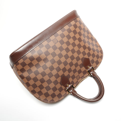 LOUIS VUITTON Damier Alma PM Handbag Brown WS27747