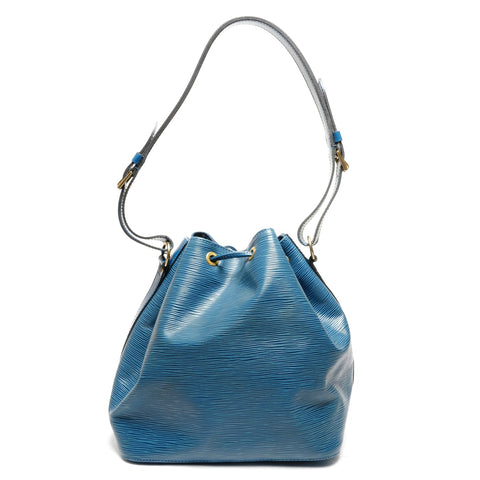 LOUIS VUITTON 1995 Epi Petit Noe Shoulder Bag blue WS27748