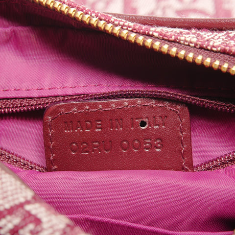 Christian Dior Trotter Canvas Shoulder Bag Red WS27749