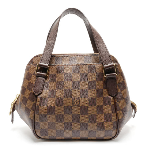 LOUIS VUITTON Damier Belem PM 2005 Handbag Brown WS27751