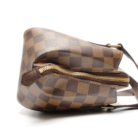 LOUIS VUITTON Damier Belem PM 2005 Handbag Brown WS27751