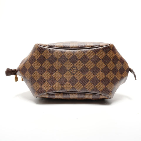 LOUIS VUITTON Damier Belem PM 2005 Handbag Brown WS27751