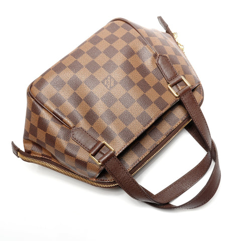 LOUIS VUITTON Damier Belem PM 2005 Handbag Brown WS27751