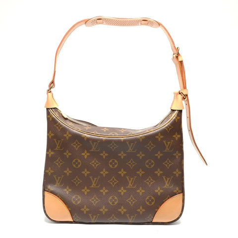 LOUIS VUITTON Boulogne 30 Monogram 2000 Shoulder Bag Brown WS27752