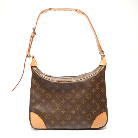 LOUIS VUITTON Boulogne 30 Monogram 2000 Shoulder Bag Brown WS27752