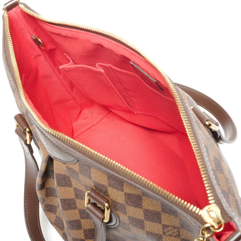 LOUIS VUITTON 2009 Damier Palermo PM Handbag Brown WS27753