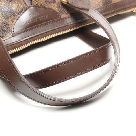 LOUIS VUITTON 2009 Damier Palermo PM Handbag Brown WS27753