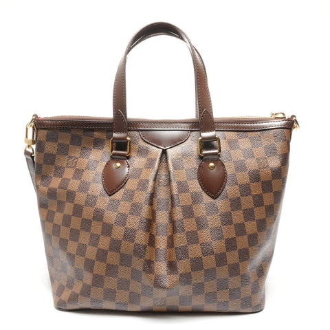 LOUIS VUITTON 2009 Damier Palermo PM Handbag Brown WS27753