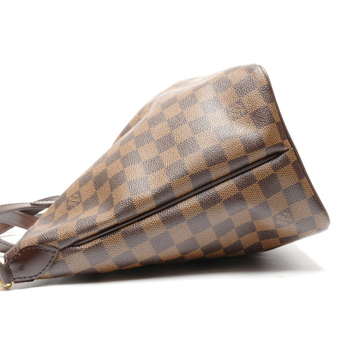 LOUIS VUITTON 2009 Damier Palermo PM Handbag Brown WS27753