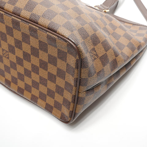 LOUIS VUITTON 2009 Damier Palermo PM Handbag Brown WS27753
