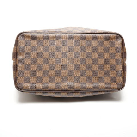 LOUIS VUITTON 2009 Damier Palermo PM Handbag Brown WS27753