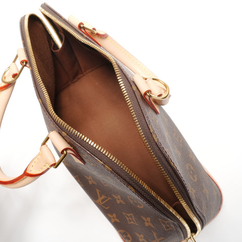 LOUIS VUITTON Monogram Alma PM Handbag Brown WS27754