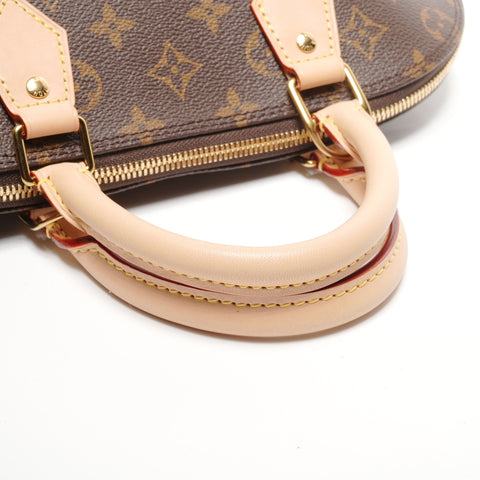 LOUIS VUITTON Monogram Alma PM Handbag Brown WS27754
