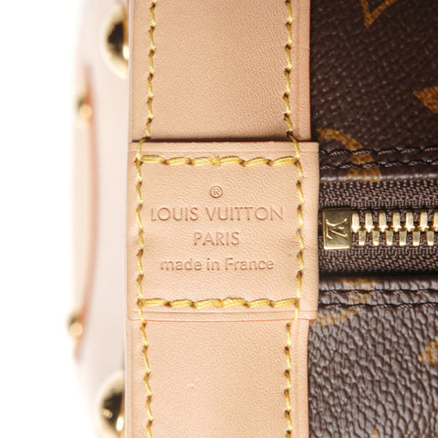 LOUIS VUITTON Monogram Alma PM Handbag Brown WS27754