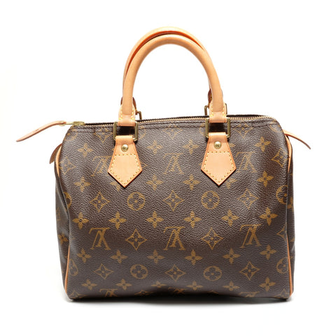 LOUIS VUITTON Monogram Speedy 25 (2006 model) Handbag Brown WS27756
