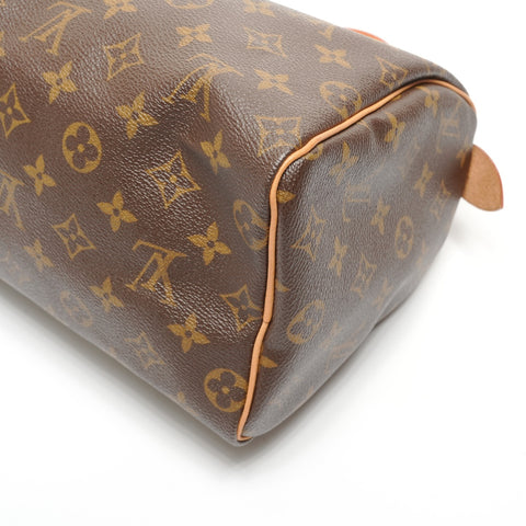 LOUIS VUITTON Monogram Speedy 25 (2006 model) Handbag Brown WS27756