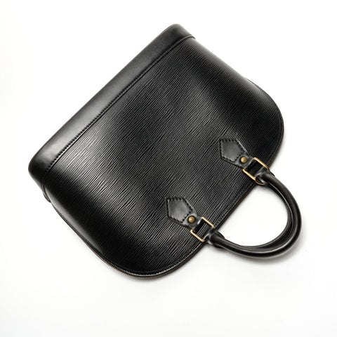 LOUIS VUITTON 1998 Epi Alma PM Handbag black WS27759