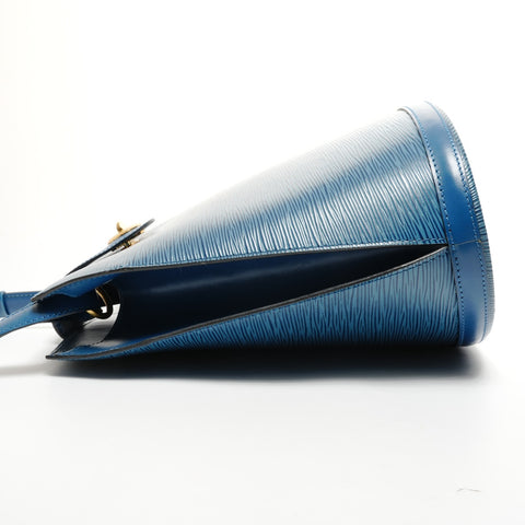 LOUIS VUITTON 1995 Epi Cluny Shoulder Bag blue WS27760