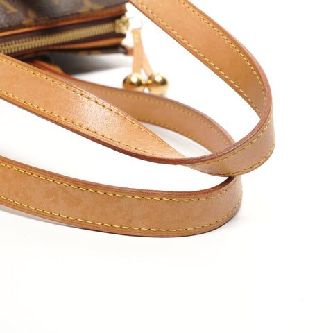 LOUIS VUITTON Monogram Popincourt, made in 2006 Handbag Brown WS27761