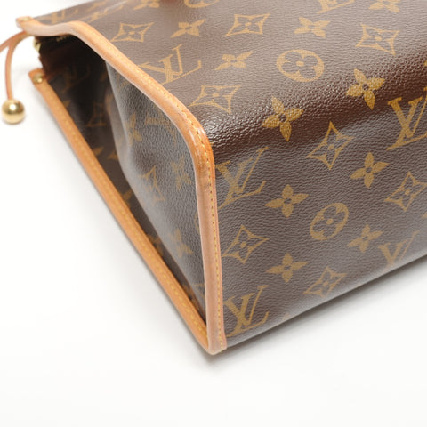 LOUIS VUITTON Monogram Popincourt, made in 2006 Handbag Brown WS27761