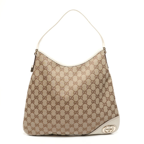 GUCCI GG canvas Shoulder Bag beige WS27762