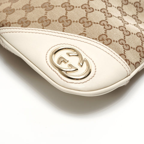 GUCCI GG canvas Shoulder Bag beige WS27762