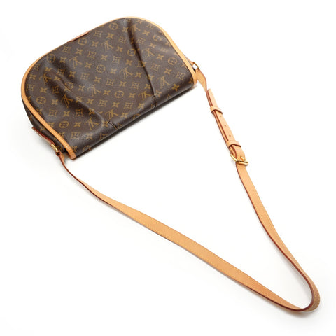 LOUIS VUITTON 2011 Monogram Menilmontant MM Shoulder Bag Brown WS27763