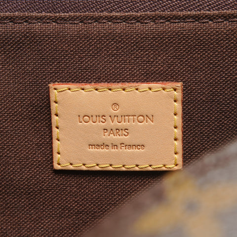 LOUIS VUITTON 2011 Monogram Menilmontant MM Shoulder Bag Brown WS27763
