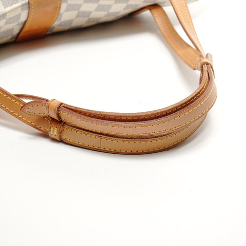 LOUIS VUITTON Damier Azur Salina PM, manufactured in 2012. Tote Bag white WS27765